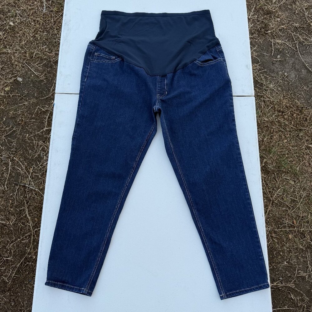 Dark Wash Maternity Jeans